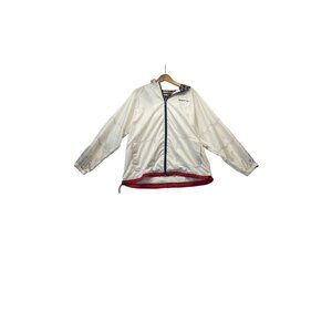Women's Red White and Blue Reebok Track Jacket See Measurements